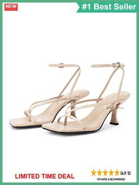 Lace Up Square Open Toe Kitten Heel Sandals Strappy Party Shoes